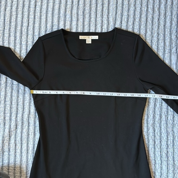 Boston Proper Sweater Knit Sheath Dress Long sleeve Aztec Tribal print size 4 - Picture 4 of 14